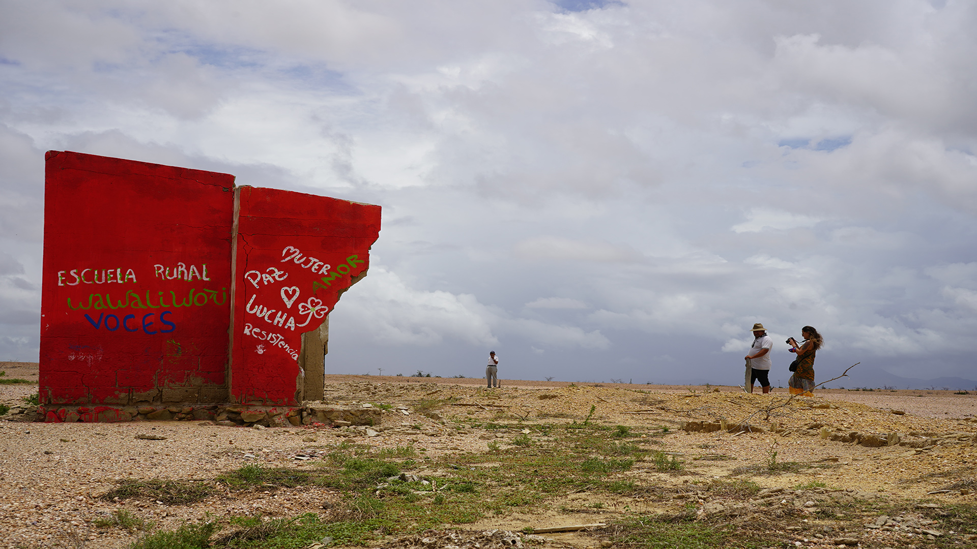 Imagen del territorio y comunidad de Bahía Portete, en la Guajira, cometida contra el pueblo indígena Wayuu