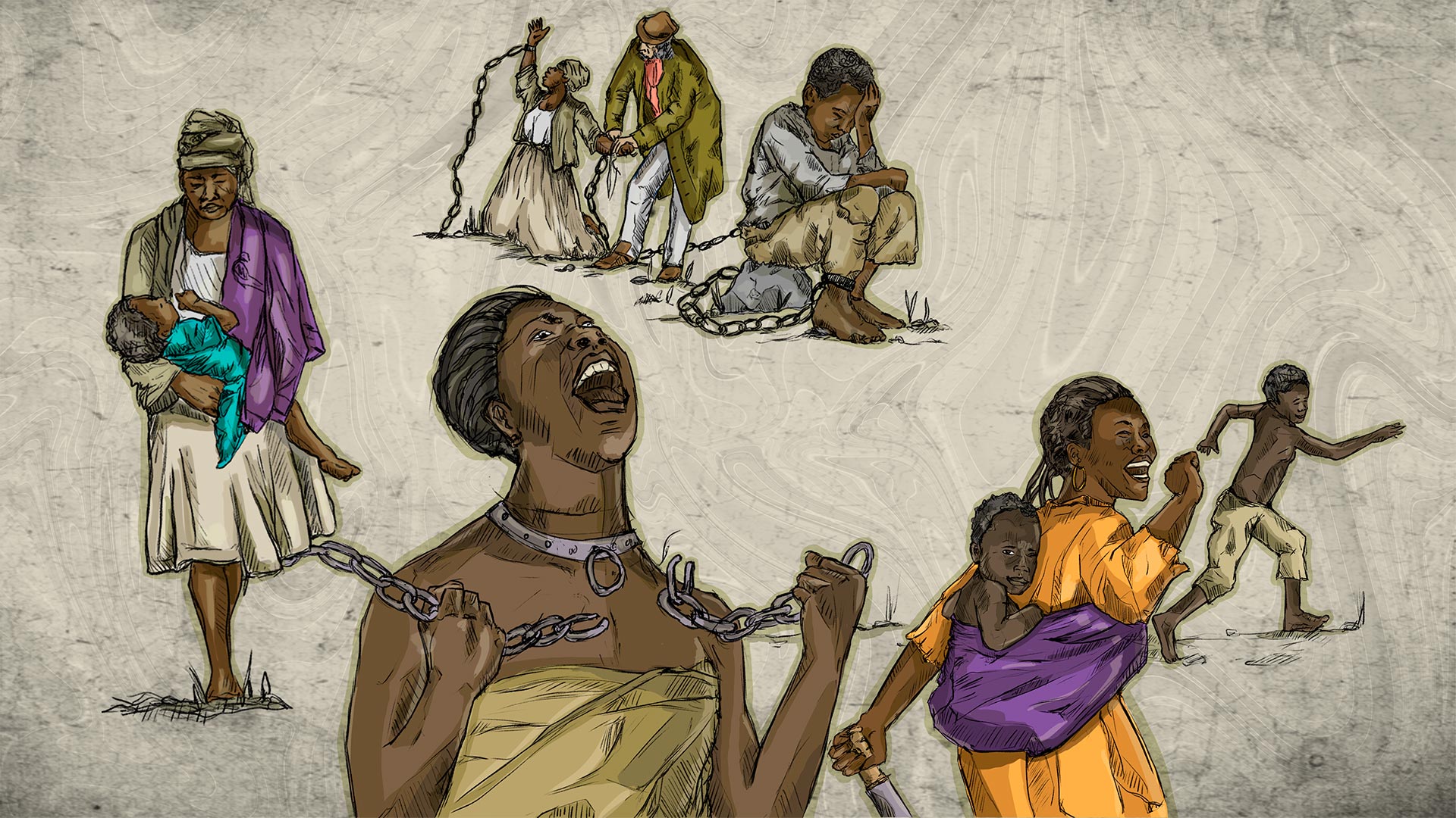 madres afrocolombianas celebrando la libertad de vientres