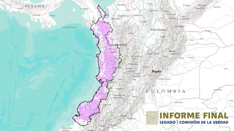 Mapa de consejos comunitarios titulados entre 1995 y 2022