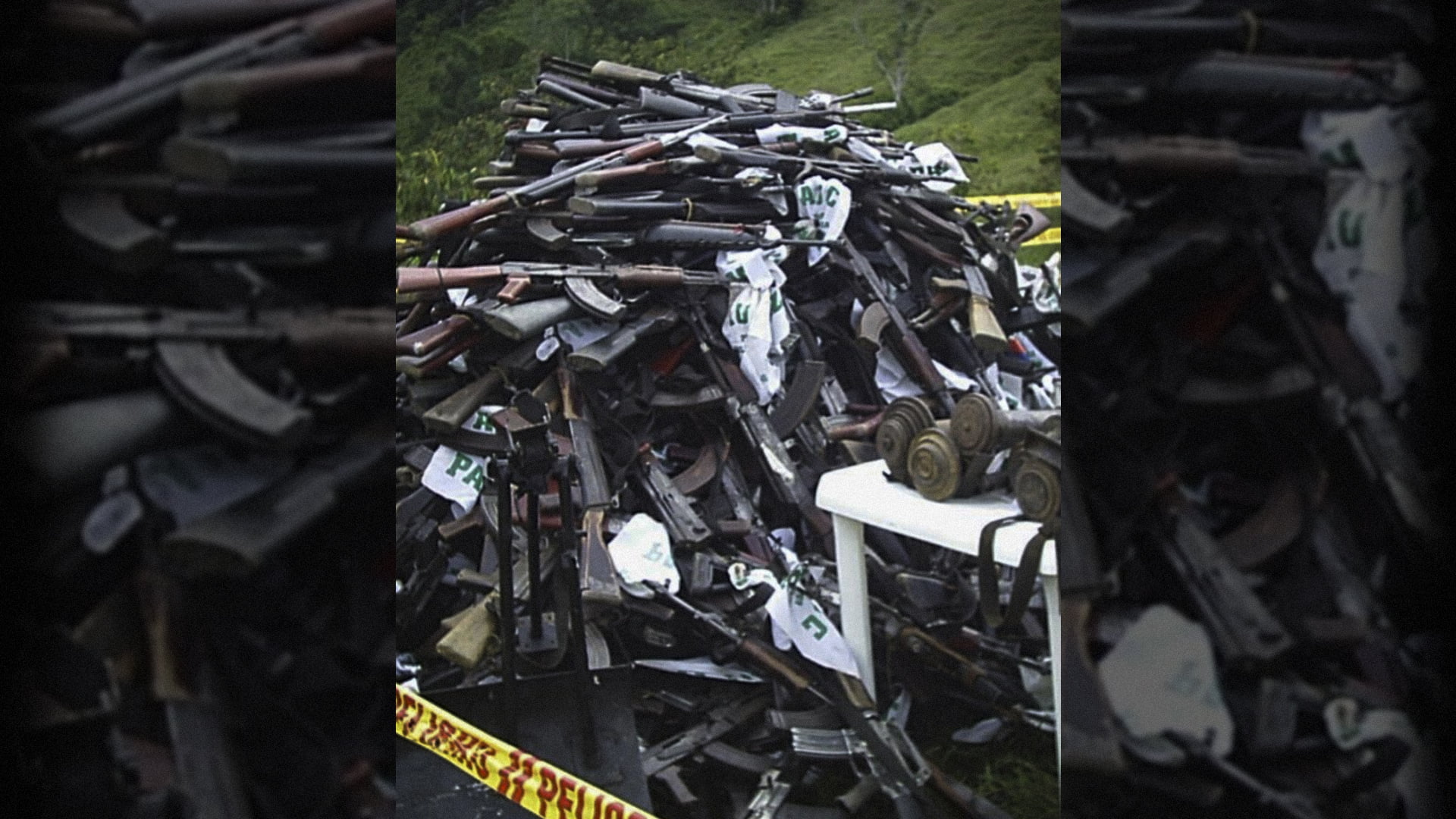 Armas del desarme de las Autodefensas Unidas de Colombia-AUC