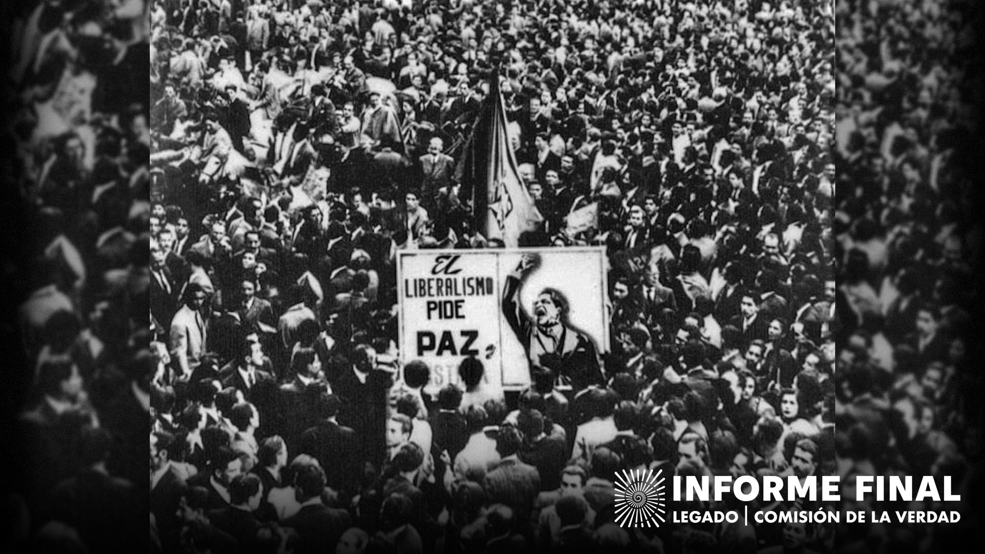 Manifestación en apoyo a Jorge Eliécer Gaitán