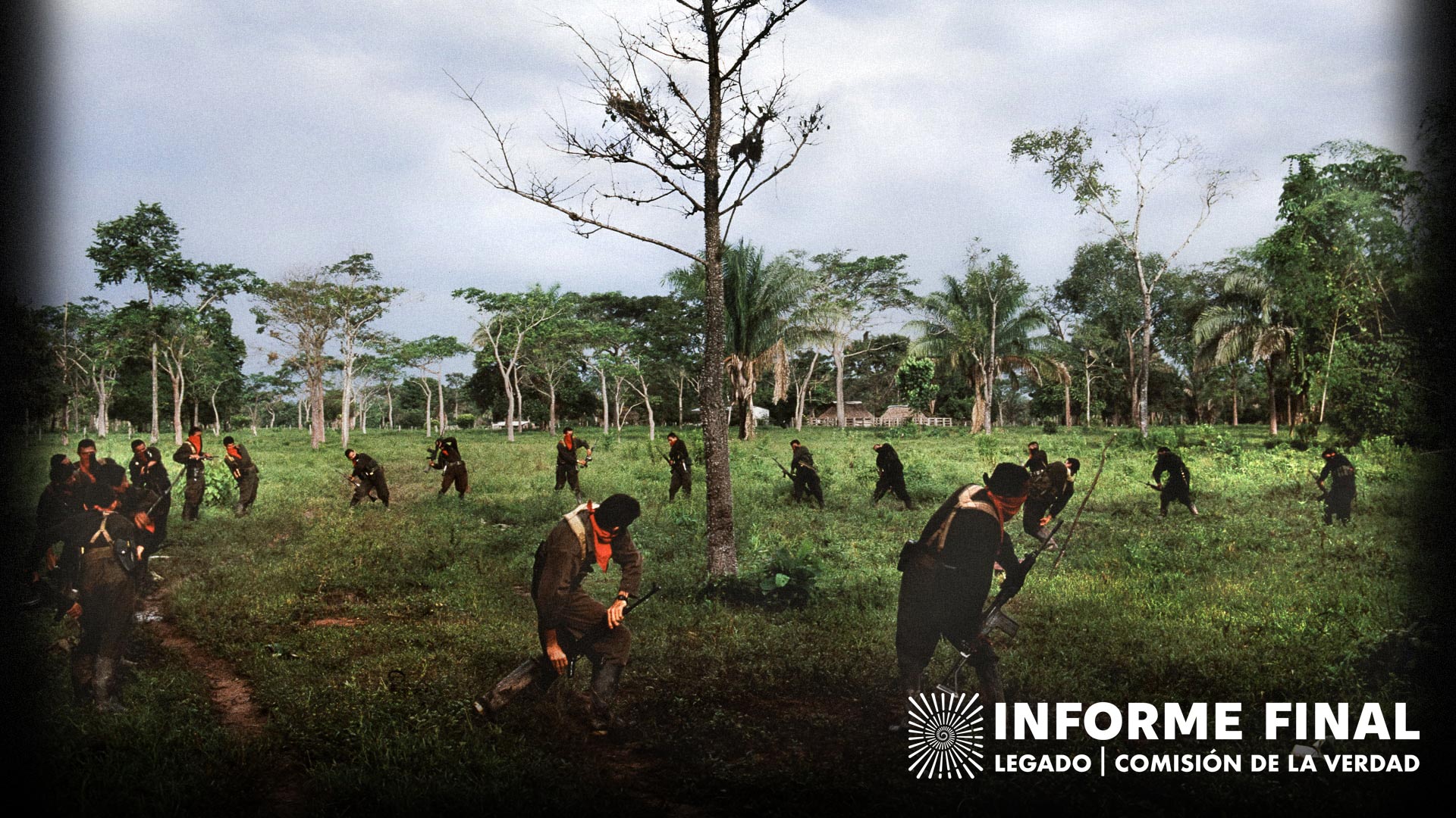 Ferry, Stephen, 2005, Combatientes del Ejército de Liberación Nacional (ELN) hacen ejercicio cerca a Tame, Arauca.