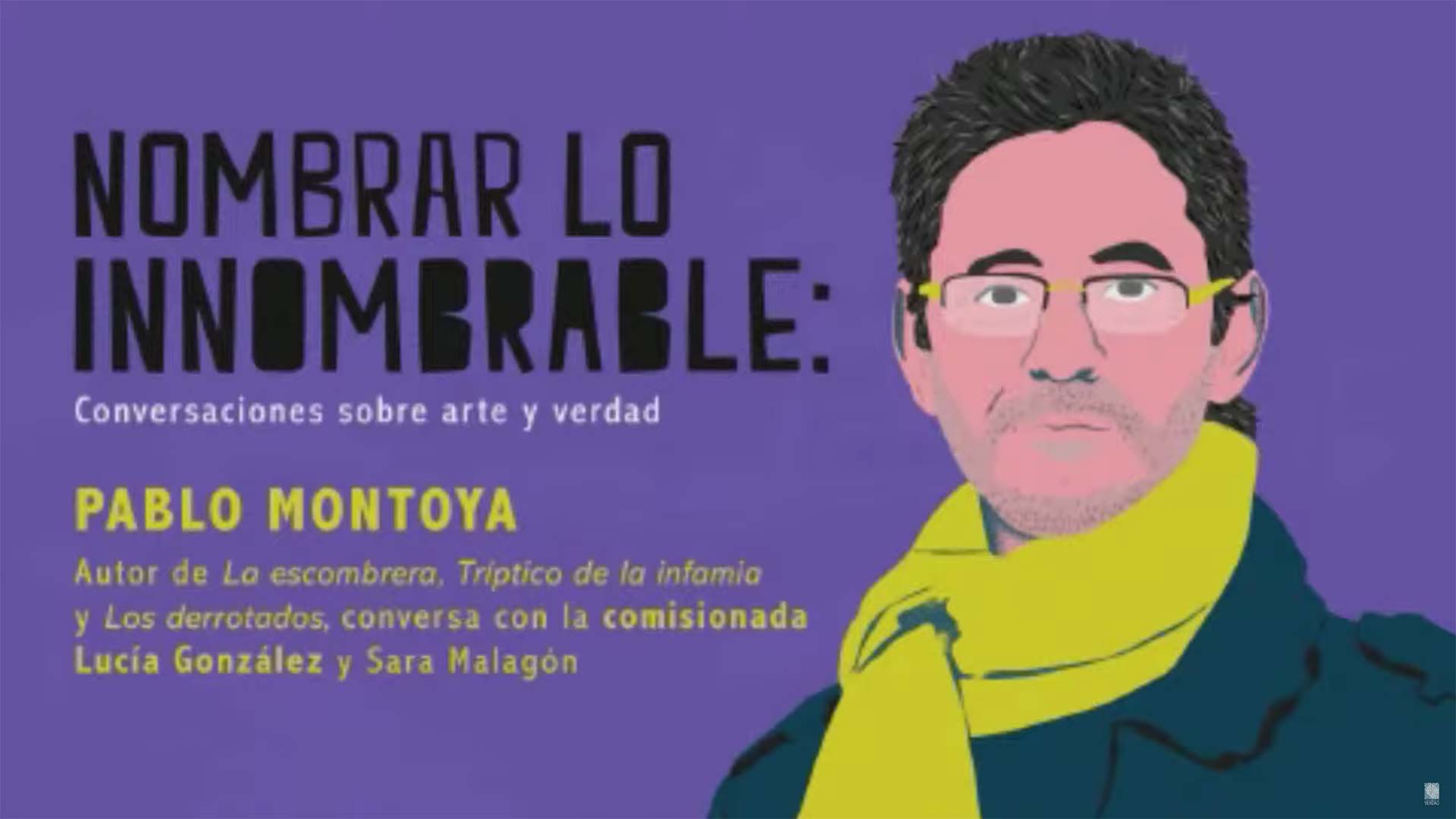 El escritor de ‘Tríptico de la infamia’ y ‘Los derrotados’, conversa con la comisionada Lucía González.