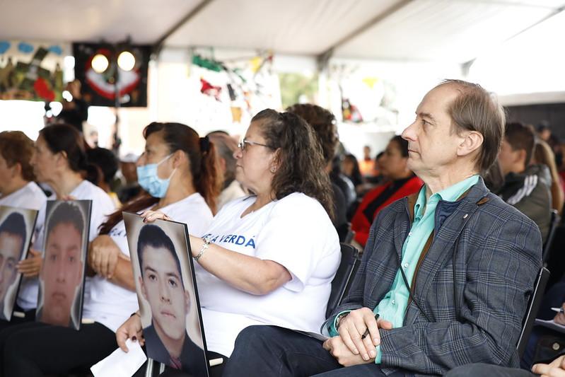 Carlos Beristain en el 'Reconocimiento de responsabilidades sobre ejecuciones extrajudiciales en Bogotá y Soacha’